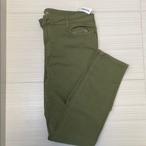 Old Navy High Rise Forest Green Jeans